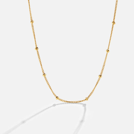 Zarte Gold-Choker Halskette