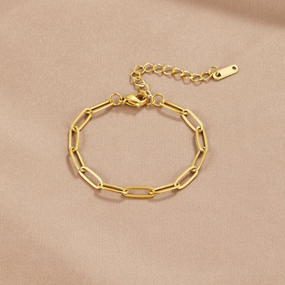 Modernes Gliederarmband in Gold