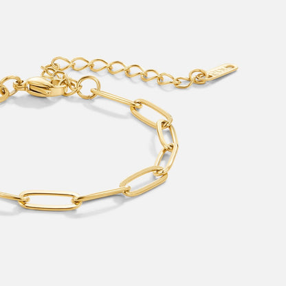 Modernes Gliederarmband in Gold