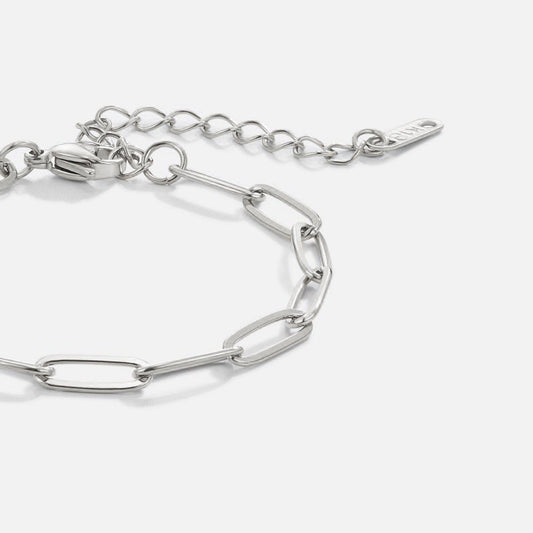 Modernes Gliederarmband im Büroklammer-Stil