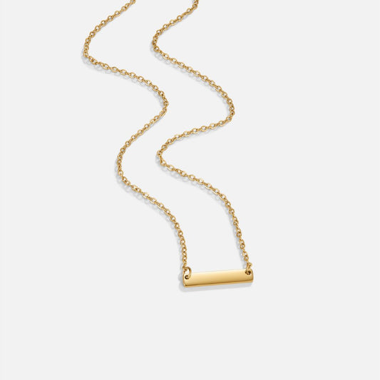 Goldene Balken-Halskette