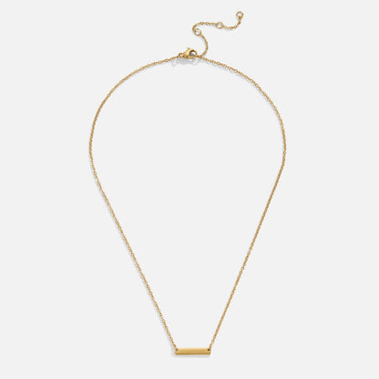 Goldene Balken-Halskette