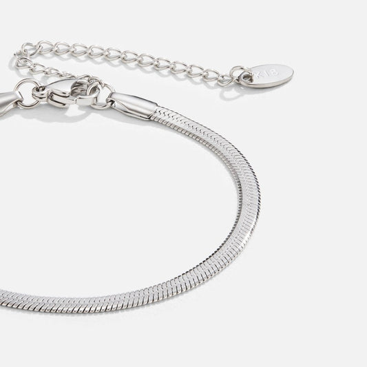 Schlankes Schlangenketten-Armband