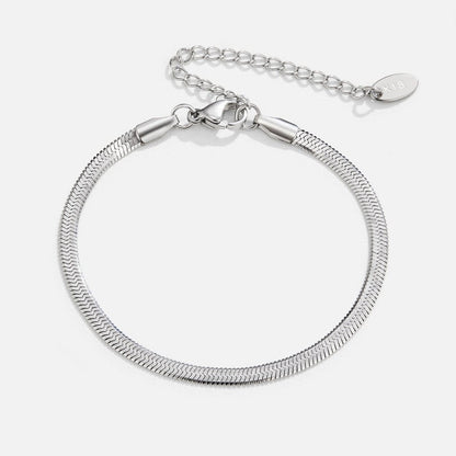 Schlankes Schlangenketten-Armband