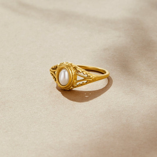 Vintage Perlen-Eleganzring